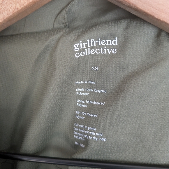 Girlfriend Collective Puffer Jacket Size XXS - Picture 4 of 5